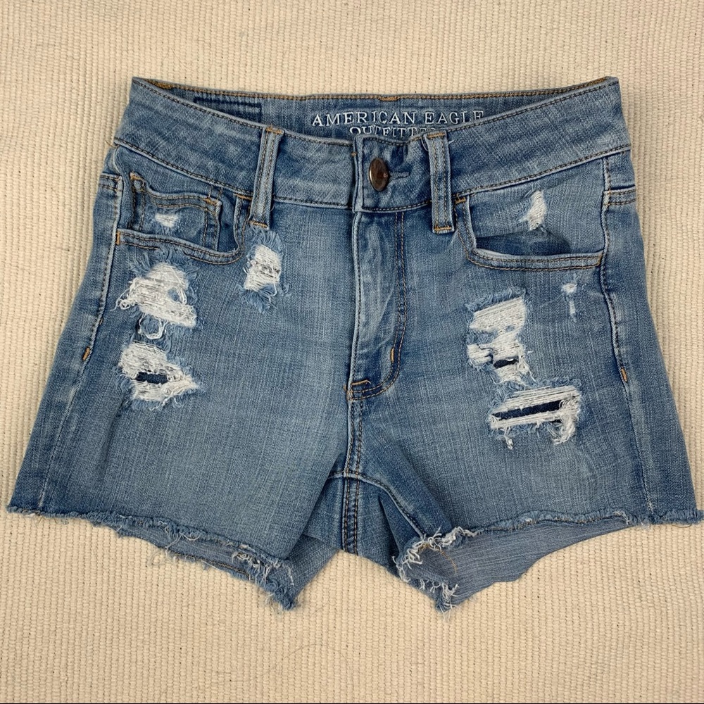 🍫 American eagle denim shorts